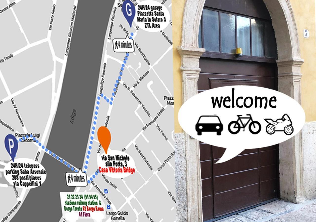 Bed and Breakfast Casa Vittoria Bridge Werona Zewnętrze zdjęcie